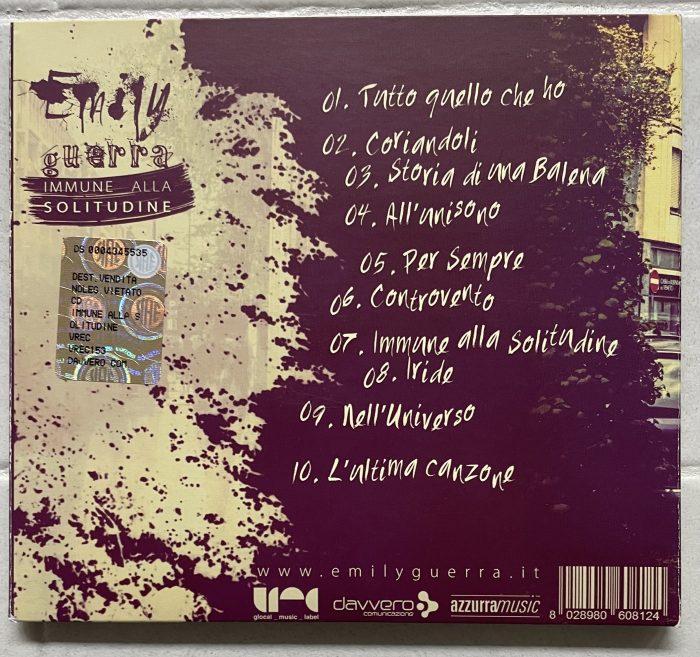 EMILY GUERRA - Immune alla solitudine (2014)